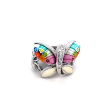 Load image into Gallery viewer, Murano Glass Silver Ring
