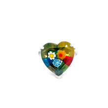 Load image into Gallery viewer, Murano Glass Silver Ring