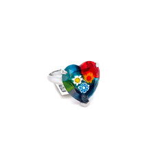 Load image into Gallery viewer, Murano Glass Silver Ring