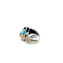 Load image into Gallery viewer, Murano Glass Silver Ring