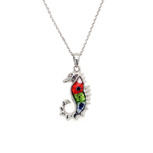 Load image into Gallery viewer, Murano Glass Sea Horse Pendant