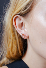 Load image into Gallery viewer, Rose Gold Diamond Climbers.