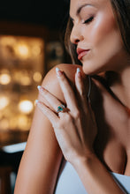 Load image into Gallery viewer, Colombian Emerald & Diamond Ring