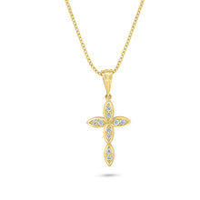 Load image into Gallery viewer, Infinity Diamond Necklace Set in 14K Yellow Gold