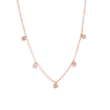 Load image into Gallery viewer, Bezel Diamond Necklace