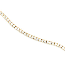 Load image into Gallery viewer, Diamond Tennis Bracelet with 51 Round Diamonds Set in 14K Yellow Gold