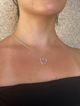 Load image into Gallery viewer, Intertwined Diamond Heart Pendant
