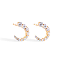 Load image into Gallery viewer, Lunar Diamond Studs