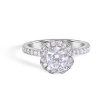 Load image into Gallery viewer, Elegant Flower Diamond Ring