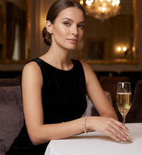 Load image into Gallery viewer, S-Link Diamond Tennis Bracelet in 14K Yellow Gold
