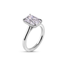 Load image into Gallery viewer, 3.03CT Radiant Solitaire Lab Grown Diamond Ladies Ring set in Platinum