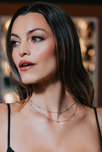 Load image into Gallery viewer, Bezel Round Brilliant Diamond Necklace