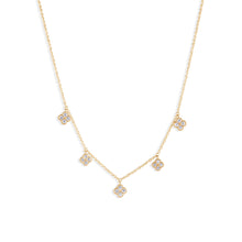 Load image into Gallery viewer, Clover Diamond Neclace