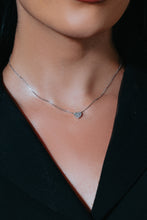 Load image into Gallery viewer, Diamond Cluster Heart Necklace