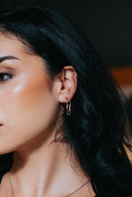 Load image into Gallery viewer, Paperclip Diamond Earrings