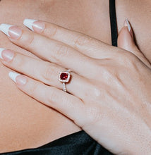 Load image into Gallery viewer, Diamond & Ruby Ring