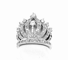 Load image into Gallery viewer, Sterling Silver Tiara Ring