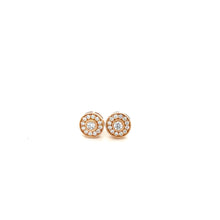 Load image into Gallery viewer, Rose Gold Diamond Studs