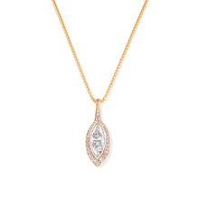 Load image into Gallery viewer, Bezel Set Marquise Diamond Pendant