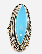 Load image into Gallery viewer, Sterling Silver and Chalcedony Cocktail Ring