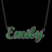 Load image into Gallery viewer, Custom Enamel Name Necklace