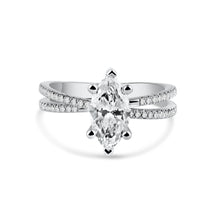 Load image into Gallery viewer, Marquise Brilliant Center Enagement Ring