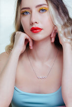 Load image into Gallery viewer, Emerald Cut Diamond Necklace