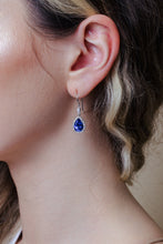 Load image into Gallery viewer, Exquisite Tanzanite & Diamond Earrings