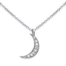Load image into Gallery viewer, Mini Crescent Moon Necklace
