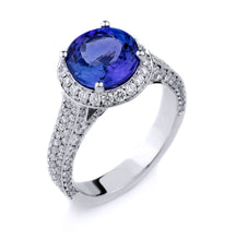 Load image into Gallery viewer, Tanzanite Diamond Ring