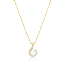 Load image into Gallery viewer, Japanese Akoya Diamond Pendant