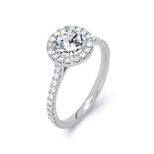 Load image into Gallery viewer, Halo Platinum Wedding Set