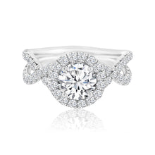 Load image into Gallery viewer, Infinity Diamond Engagement Ring