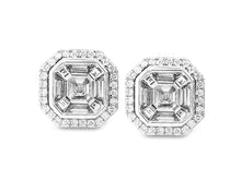 Load image into Gallery viewer, Asscher Cut Style Puzzel Earring's