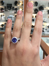 Load image into Gallery viewer, Tanzanite Diamond Ring