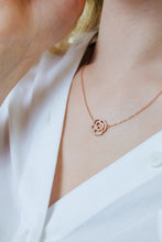 Load image into Gallery viewer, Rose Diamond Necklace