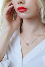 Load image into Gallery viewer, Rose Diamond Necklace