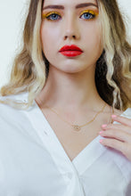 Load image into Gallery viewer, Rose Diamond Necklace