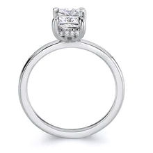 Load image into Gallery viewer, Hidden Halo Radiant Center Diamond