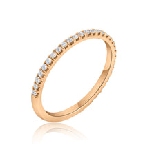 Load image into Gallery viewer, Pear Shape Halo Diamond Ring