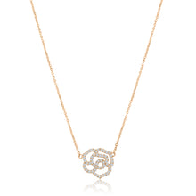 Load image into Gallery viewer, Rose Diamond Necklace