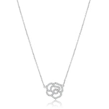 Load image into Gallery viewer, Rose Diamond Necklace