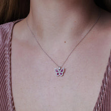 Load image into Gallery viewer, Sterling Silver Butterfly Necklace
