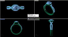 Load image into Gallery viewer, Halo Diamond Ring