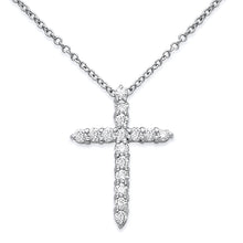 Load image into Gallery viewer, Cross Diamond Necklace