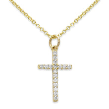 Load image into Gallery viewer, Mini Cross Necklace