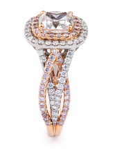 Load image into Gallery viewer, Natural Pink Diamond Engagement Ring