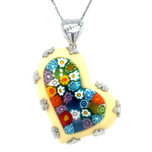 Load image into Gallery viewer, Murano Glass & Alan K. Heart Pendant