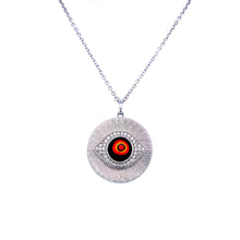 Load image into Gallery viewer, Murano Glass Against Evil Eye Pendant