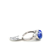 Load image into Gallery viewer, Murano Glass Silver Ring
